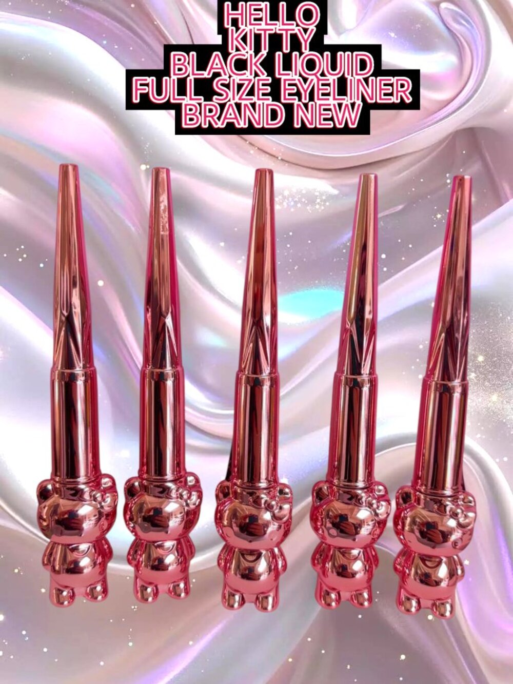 ADORABLE Y2K STYLE HELLO KITTY BLACK LIQUID EYELINER NEW/SEALED